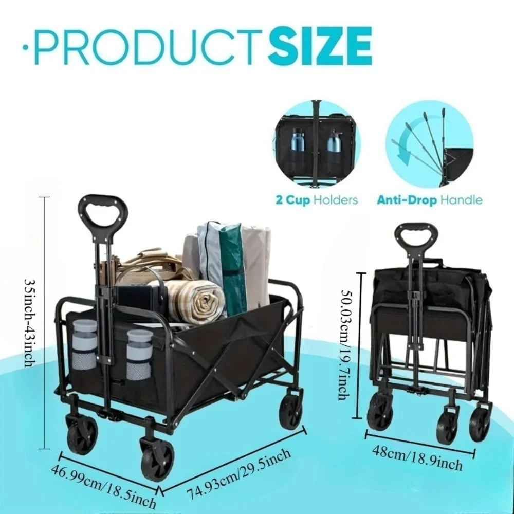 Wózek składany, wytrzymały, pr – Sports Equipment Trolley recenzja i cena