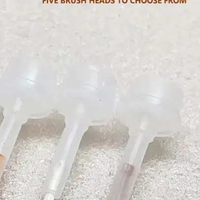 

Кисть для маникюра с двойной головкой, 40/60 штук, кисть со сменной головкой, аппликаторы для жидкости, инструменты.