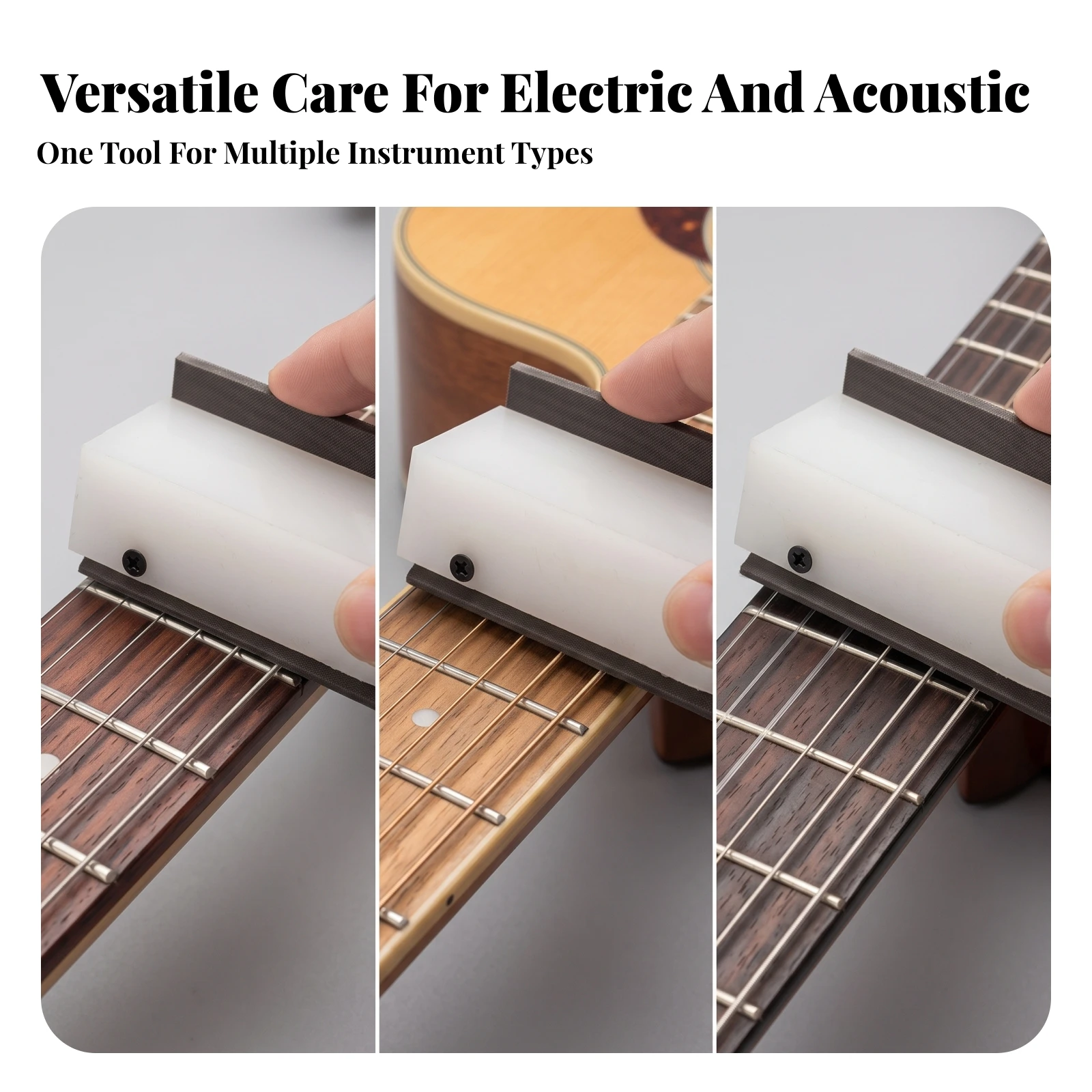 Leveling Block Rectangular Guitar Fret Leveling Sanding Beam Leveler Strong for Luthiers, Workshop