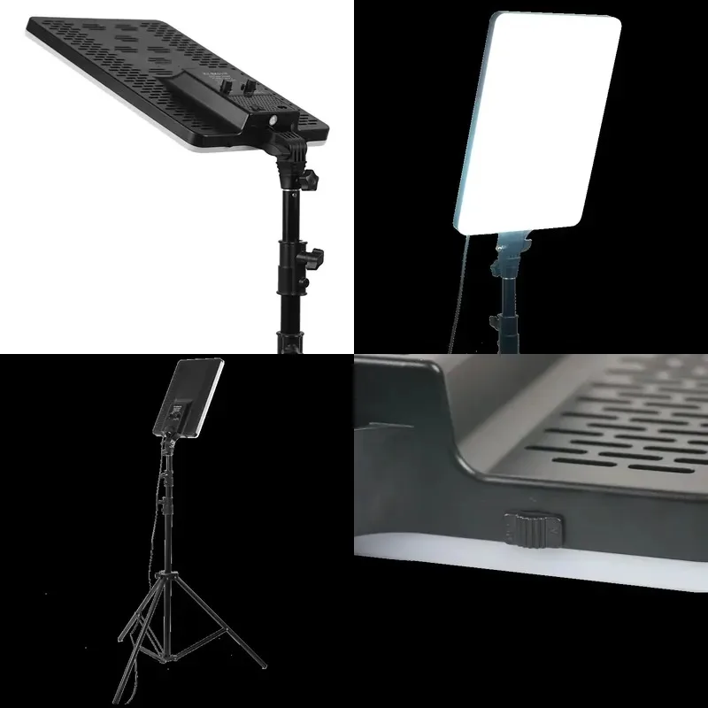 100 Watt Camera Video fill light 192 Lamp Bead Studio 3 Color Dimmable Light Emitting Diode Large Flat Lamp with Tripod