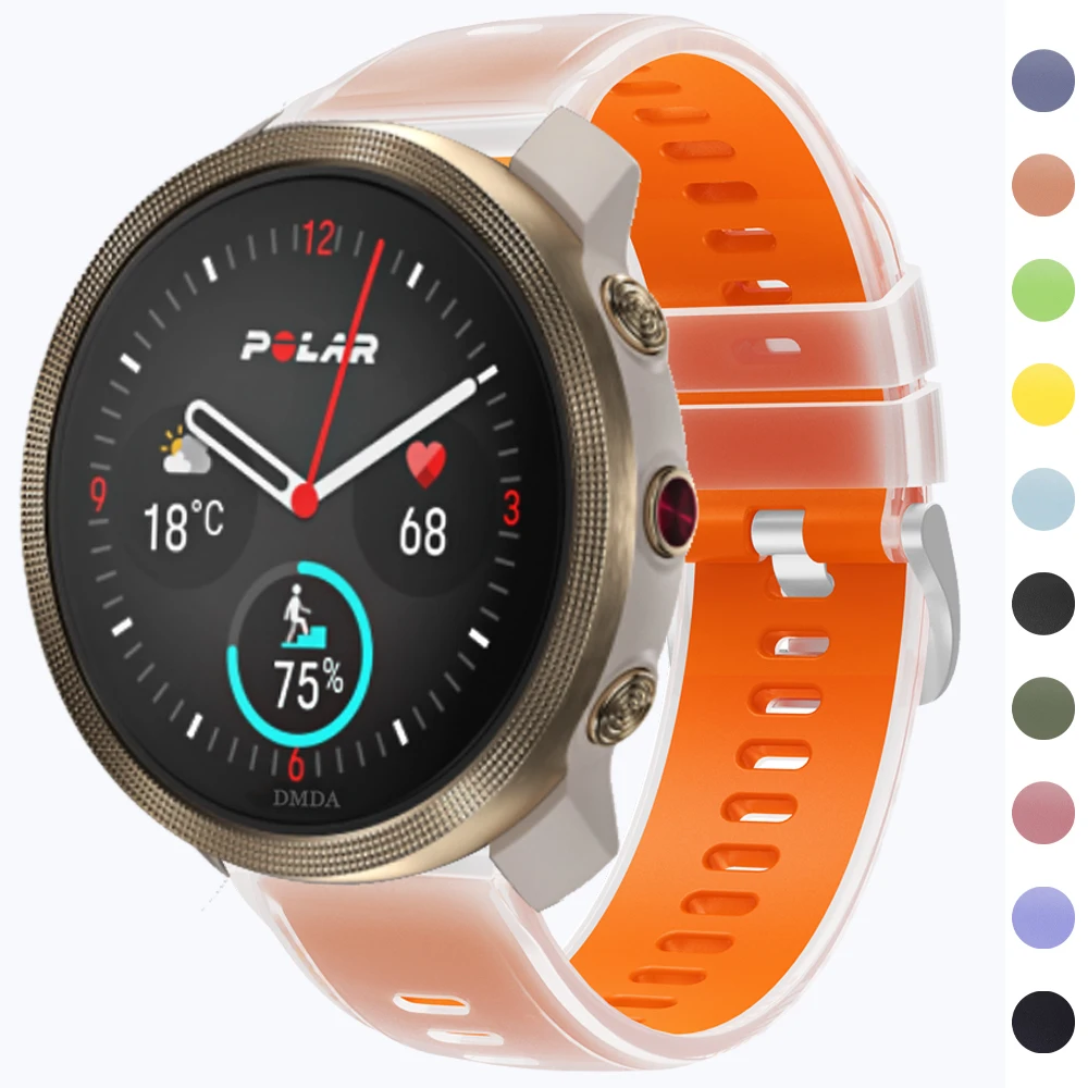 Soft Silicone Strap For POLAR Vantage M3 M2 M V3 Band GRIT X X2 Pro Smart Watchband Sport Bracele For COROS PACE 4 3 22mm Correa