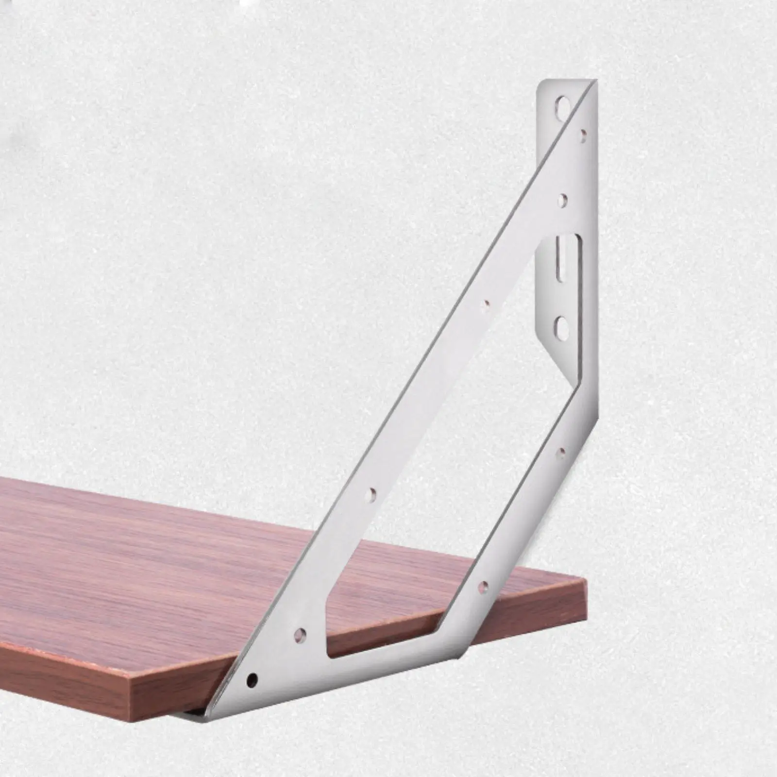 Silver Metal Corner Bracket Stable Support Universal Connector for Multipurpose Folding Cabinet Drawer Chair