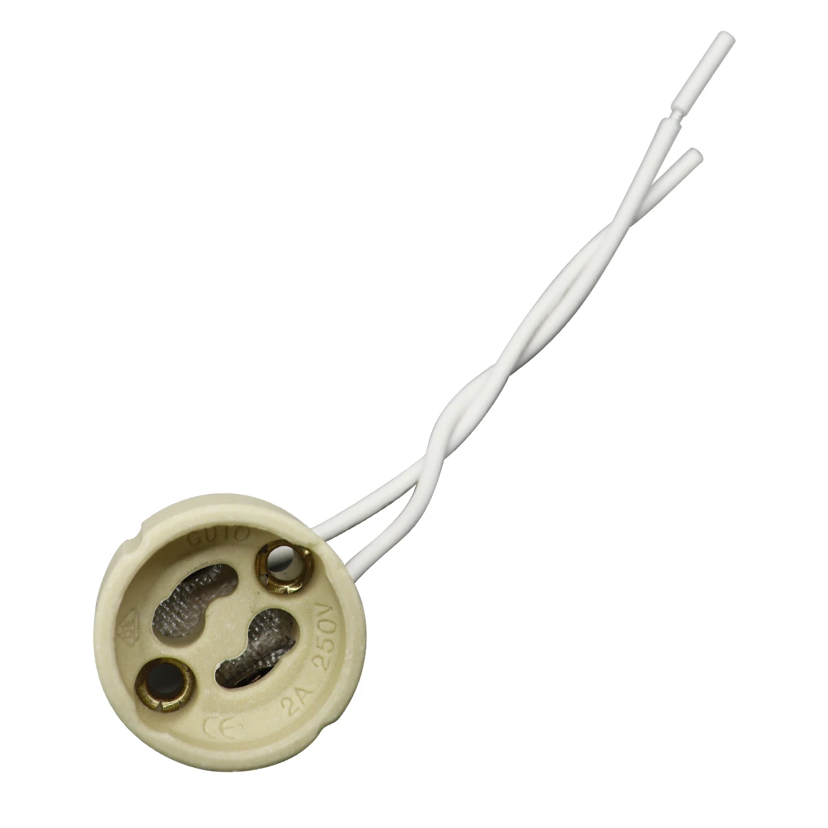 10pcs LED Strip Connector GU10 Socket For Halogen Ceramic Light Bulb Lamps Holder Base Wire Connector lamp holder