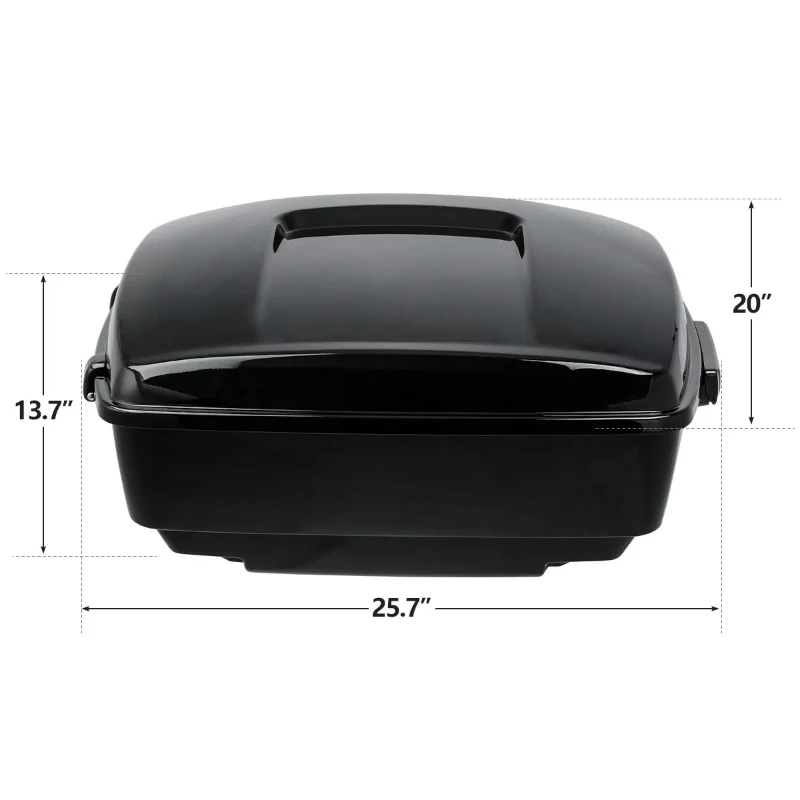Added a large rear trunk top box 14-25