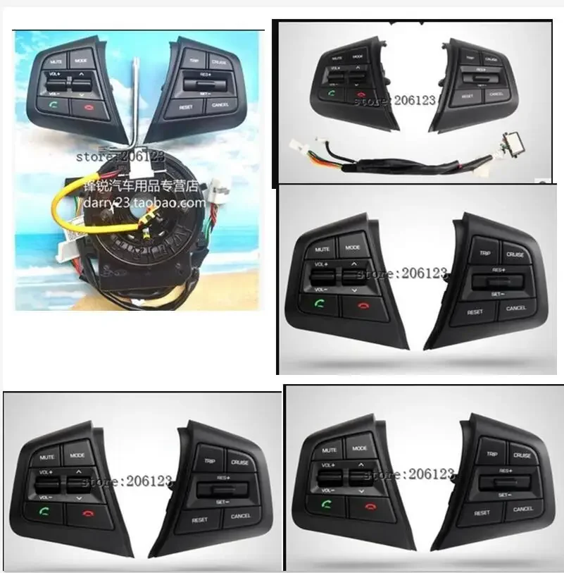 

For Hyundai ix25 (creta) 1.6L Steering Wheel Cruise Control Buttons Remote Control Volume channel Bluetooth Phone Button lzh