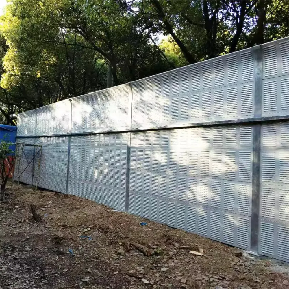 Durable Outdoor Sound Barrier Wall for Road Noise Reduction- Various Types Available for Traffic &