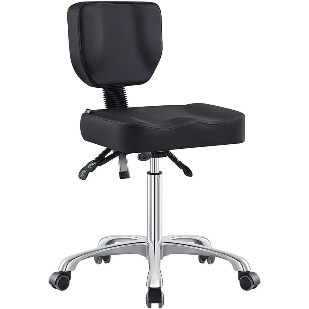 Dental Examination Stool with Rolling Wheels for Medical Professionals