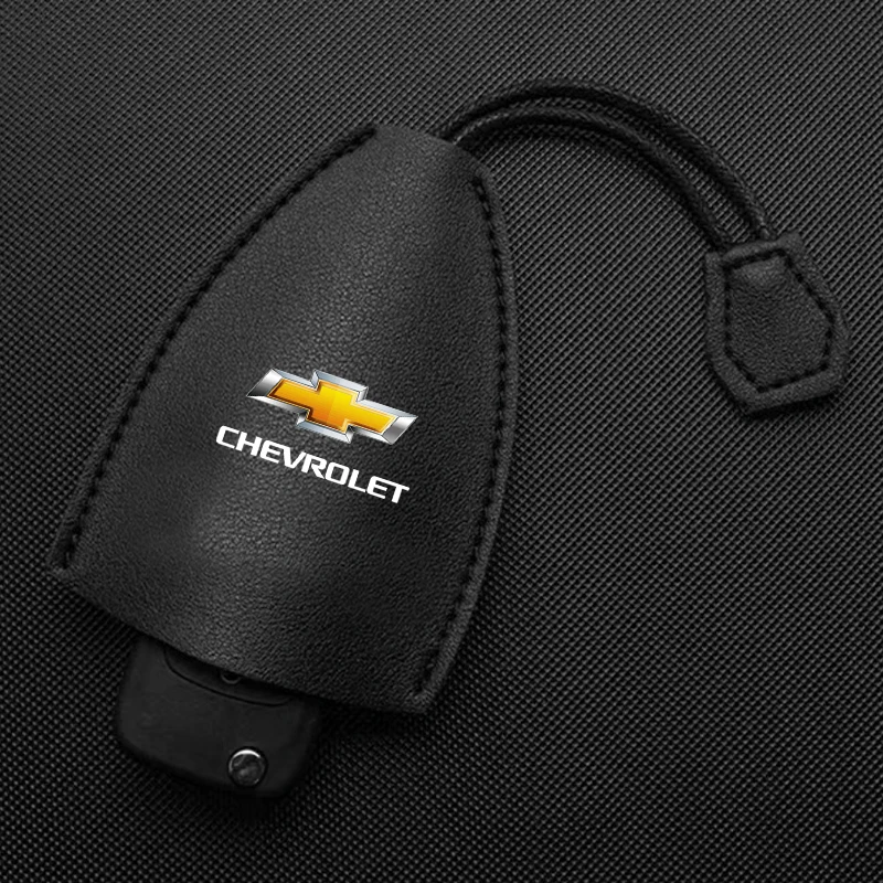 1Pcs Car Key Chain Storage Bag Split Car Key Case Key Case Car Styling For Chevrolet Spark Silverado Trailblazer Cruze Captiva