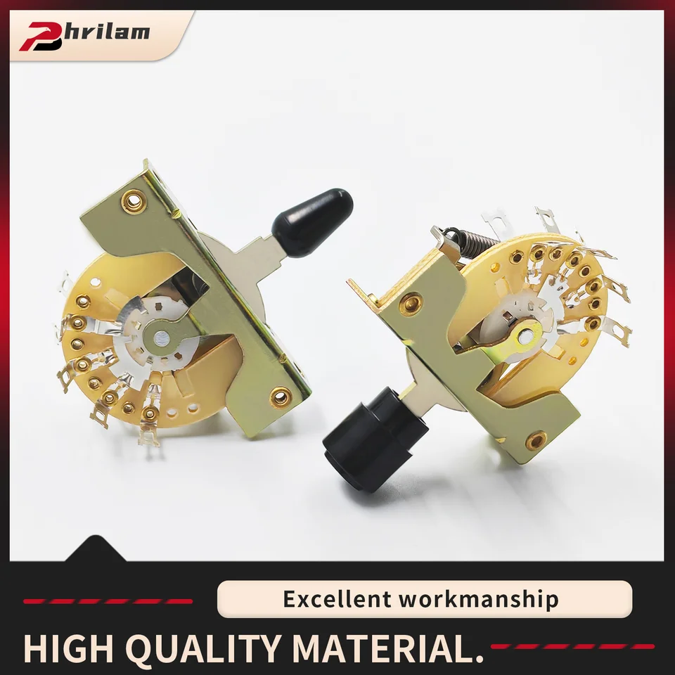 PHRILAMUltra 3-way/5-way Heavy Duty Switch, Electric Guitar Pickup PHRILAMUltra 3-way/5-way Heavy Duty Switch, Electric Guitar Pickup