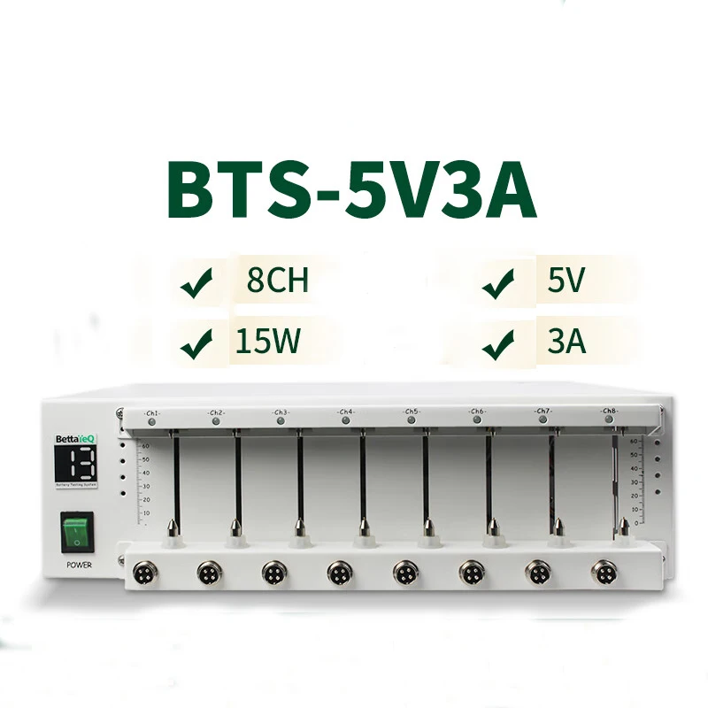 Lithium battery capacity tester 8-channel battery aging divider charging and discharging detection instrument 8-channel 5V/6A