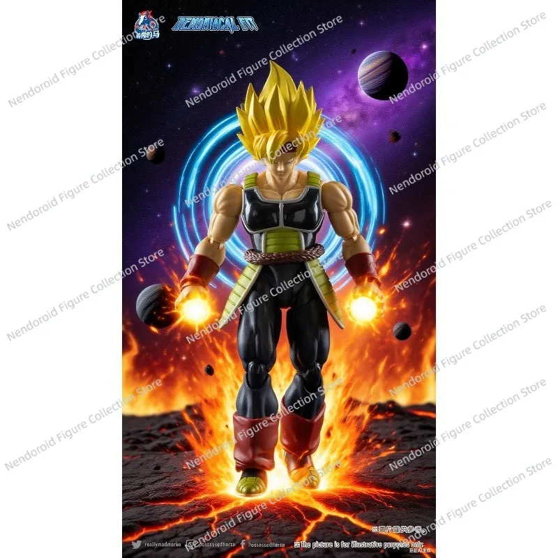 

In Stock Demoniacal Fit SHF Dragon Ball Ssj Bardark Pvc Toy Burdock Custom Headsculpt Hair and Head Set 1/12 Accessories Anime
