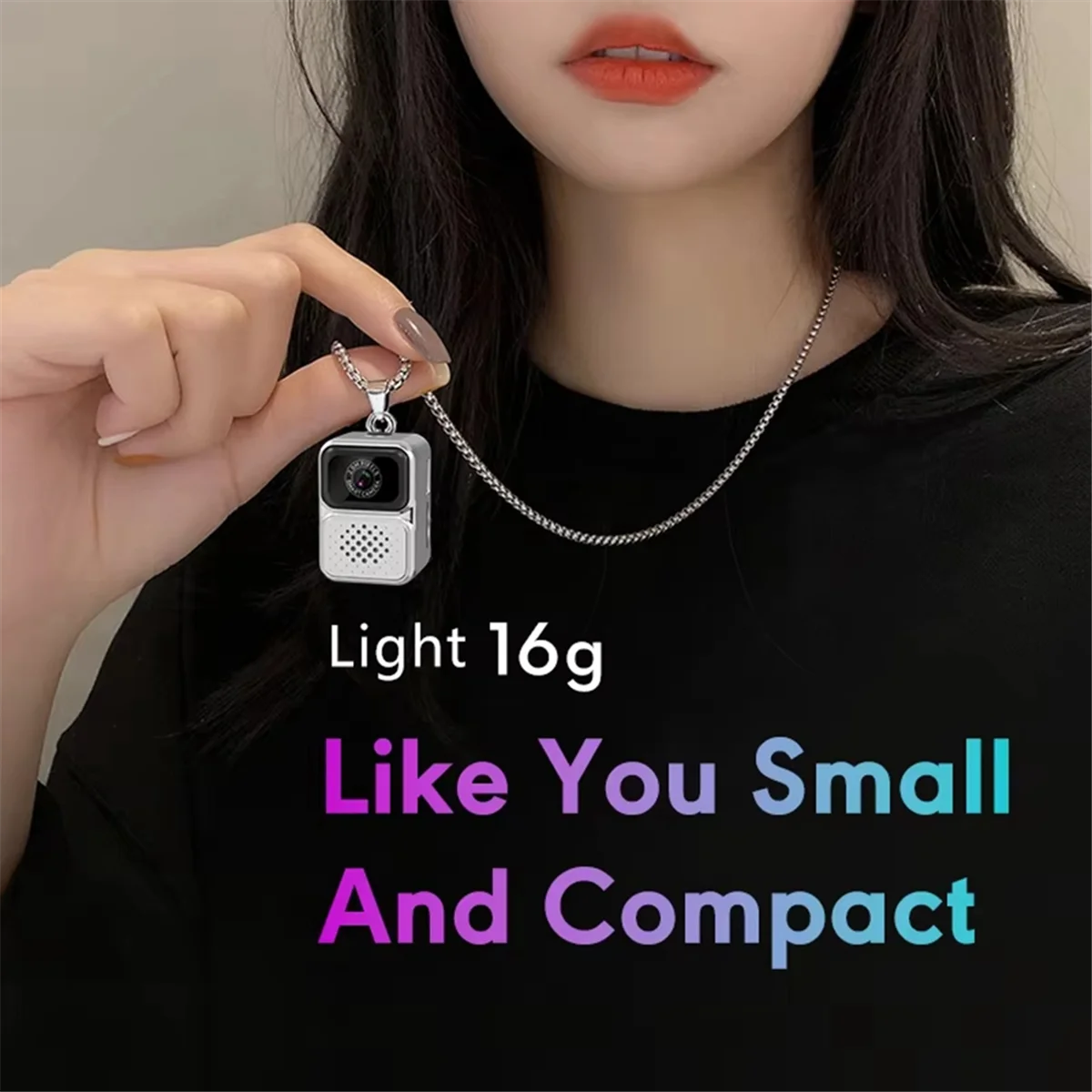 New 3C-0.96 Inch Retro Mini Sports Camera with Screen Home Outdoor Thumb Cam Portable Small Video Recorder for Kids Gift Grey
