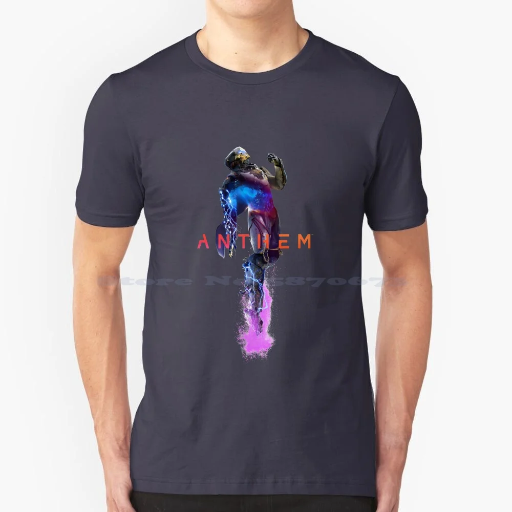 Anthem-T Shirt 100% Cotton Tee Anthem Game Video Nerd Geek Console Ps4 Pc Gaming Javelin Classes Colorfull Multiplayer Social