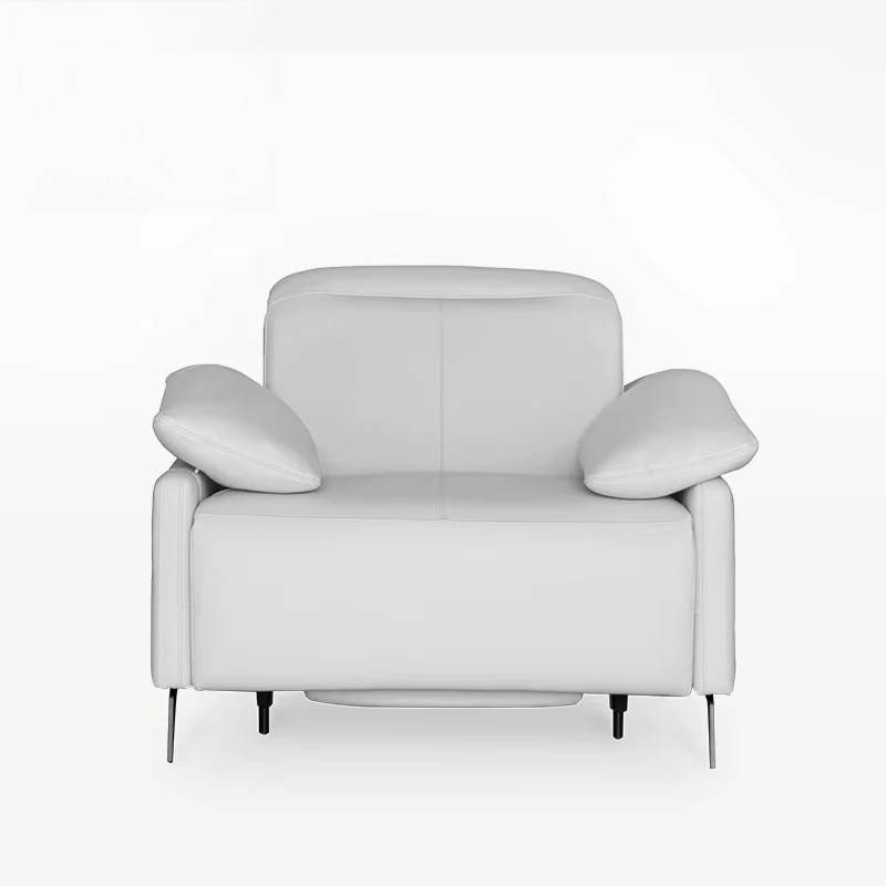 Custom Modern Seater Electric Recliner Leather Sofa Set Extendable Japanese Style Fabric Upholstery Metal Frame for Living