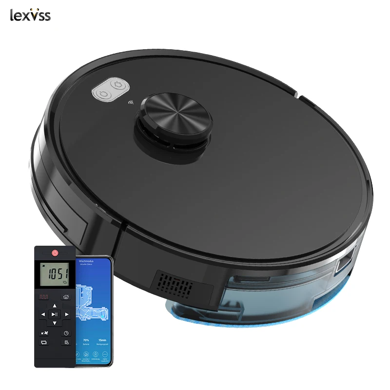 High Suction Industrial Robot Vacuum Customization Logo Smart Vacuum Cleaner Voice Control 3 in 1 Low Noise Robot Vacuum Cleaner