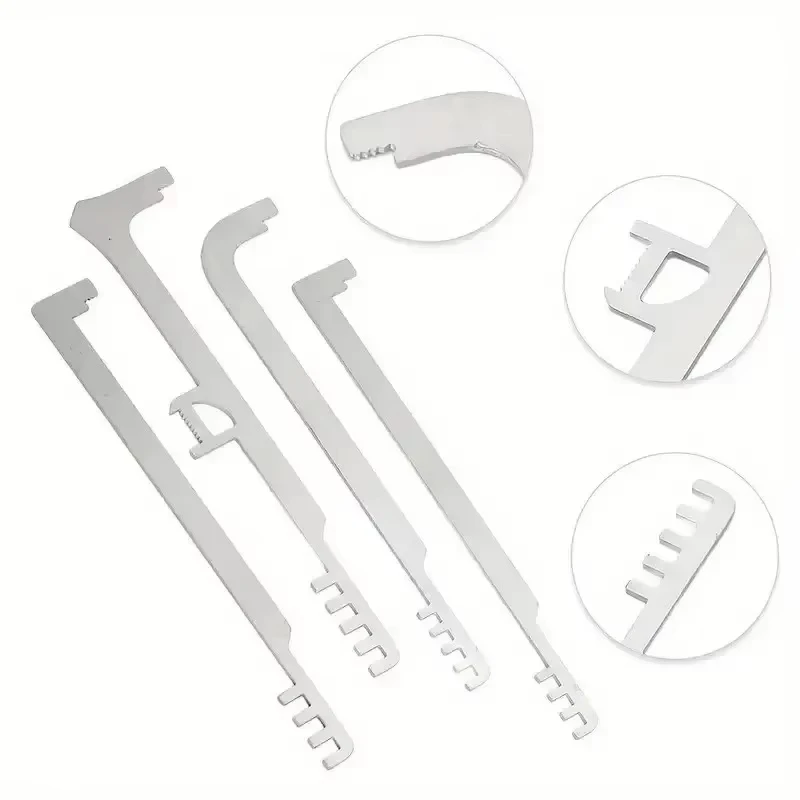 Multitool Door Repair Comb Bypass Locksmith EDC Kit for Cars Picklocks Lockpicks Set of Lock Video Bowls Picks for Electro Tool image 4