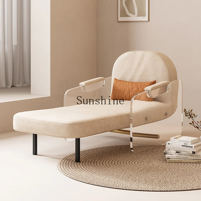 Cream wind dual-purpose fabric suspension folding sofa bed