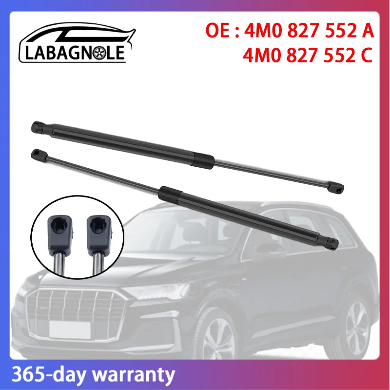 

OE Quality 4M0827552A 4M0827552C Rear Tailgate Boot Gas Struts Liftgate With Power Gate Gas Springs for Audi Q7 SQ7 4M 2015-2021