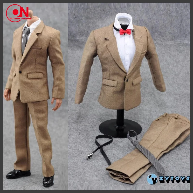 ZY5046  ZY5039 1/6 Scale Classic Business Male Office Professor Gentleman Suit Set T shirt Pant for 12'' Action Figure