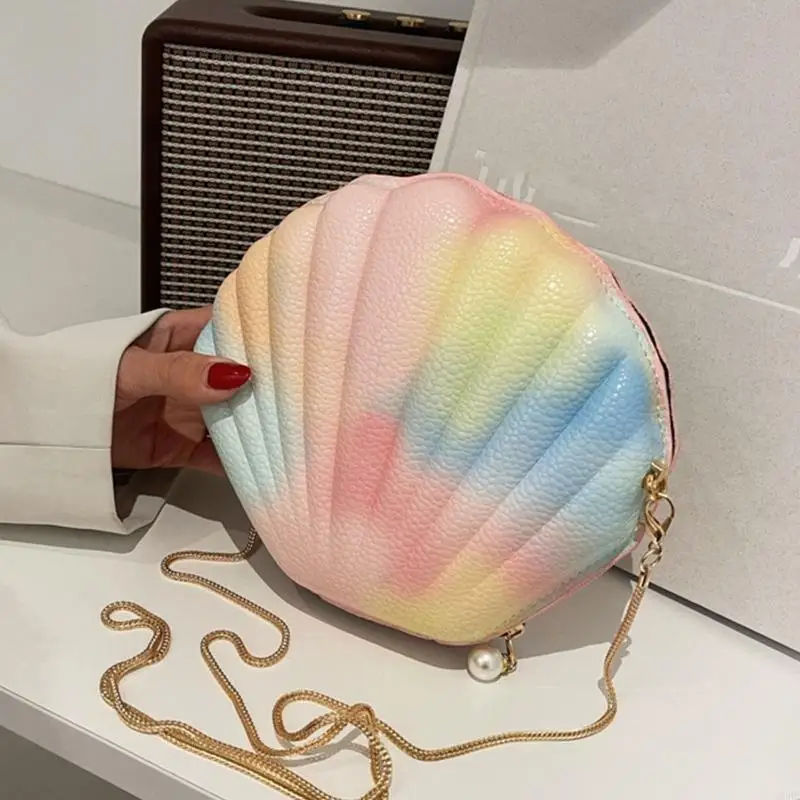 

63HC Delicate Evening Clutch Pearl for Shell Bag Shoulder Handbag Surprise Gift for G