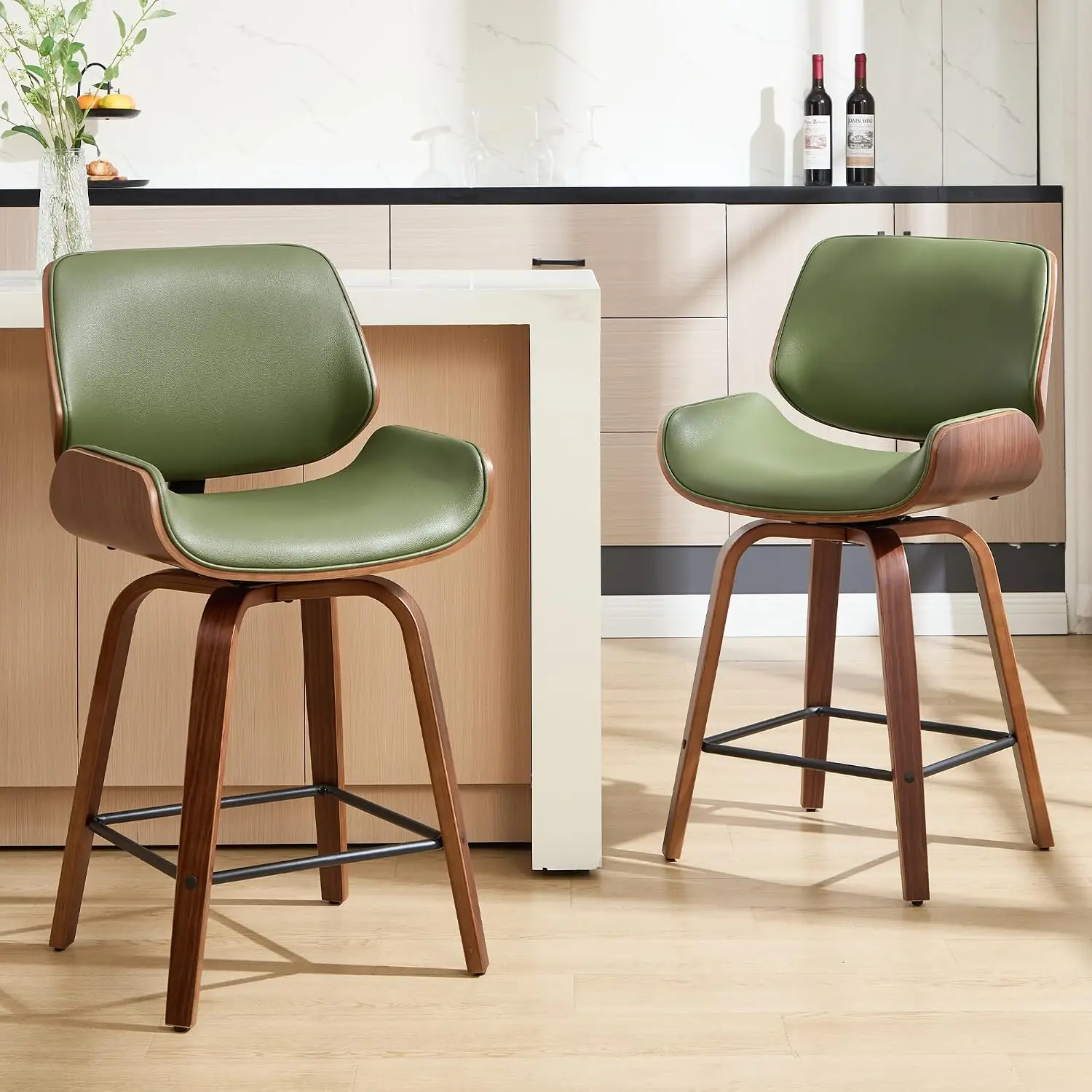Swivel Bar Stools Set of 2,24