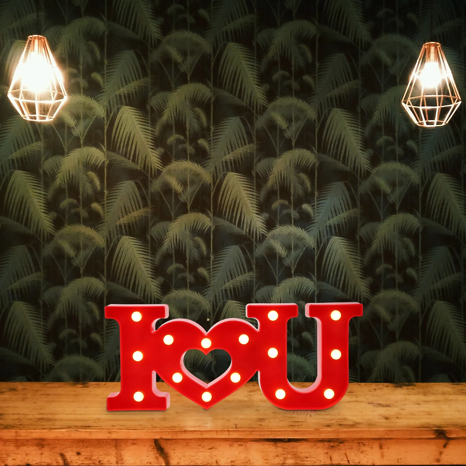 

Confession Decorative Lamp Romantic LED Letter Light Pink Home Valentine Scene Adornment Fashionable Atmosphere