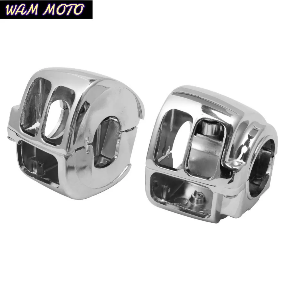 Motorcycle Aluminum Handlebar Switch Housing Cover For Harley Sportster Dyna Softail V-Rod 2002-2010