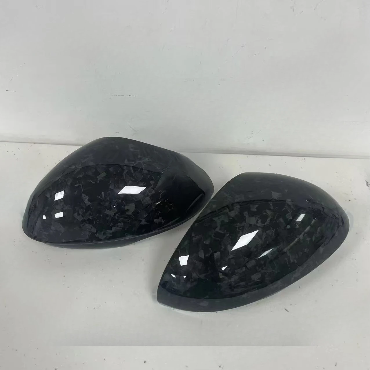 Carbon Mirror Cap Sticker for Alfa Romeo Giulia 2015+  Stevio 2017+Carbon Fiber Rearview Mirror Cover Mirror Caps