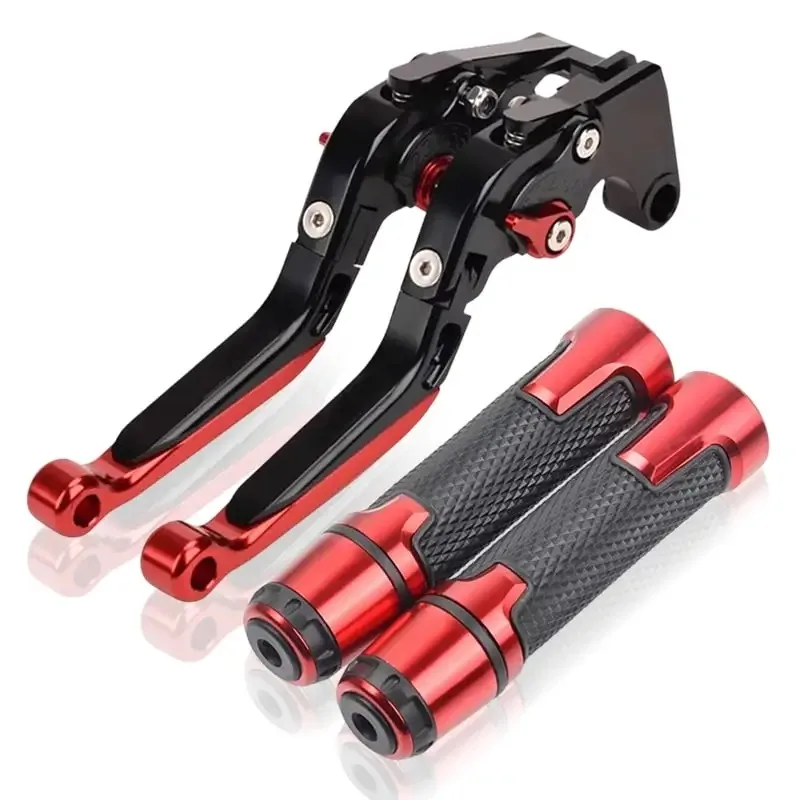 For Ducati Monster 950 2021-2022 Monster 1200 / S / R 14-20 Motorcycle Folding Adjustable Brake Clutch Levers and Handbar Grips