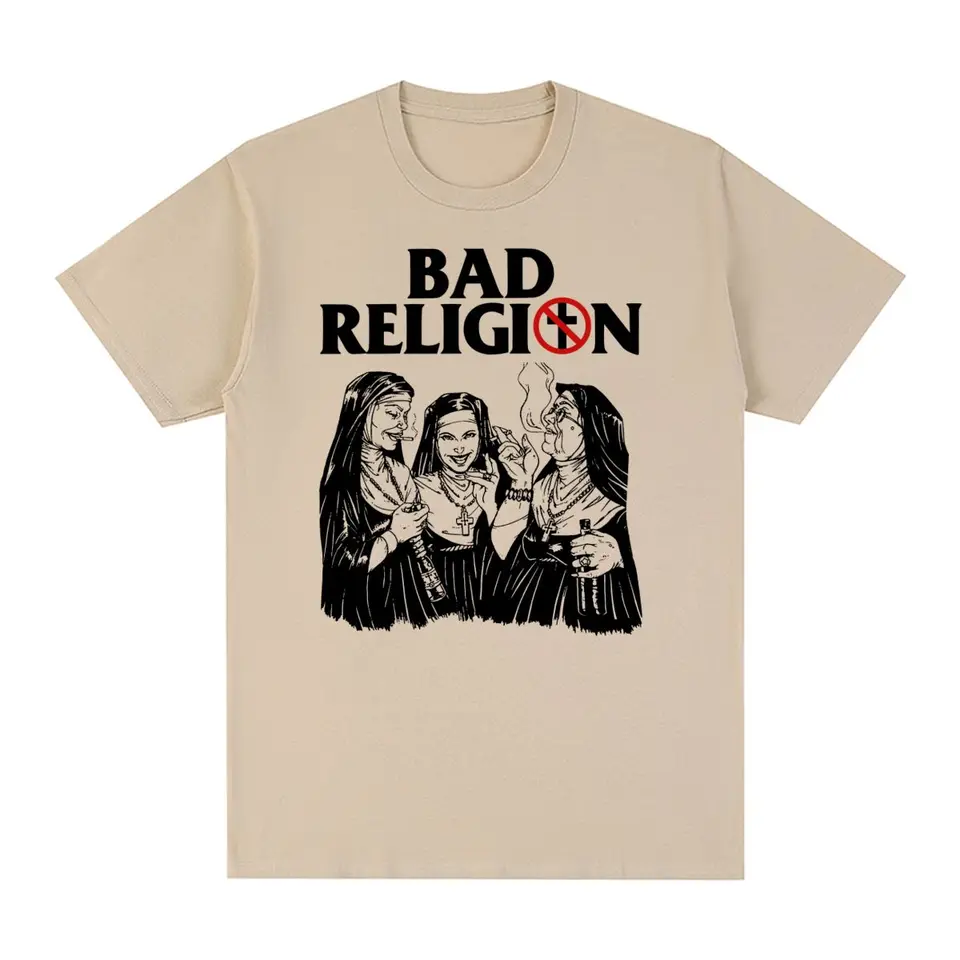 BAD RELIGION Tシャツ オールド BAD RELIGION Vintage T-shirt Punk Rock American Cotton Casual
