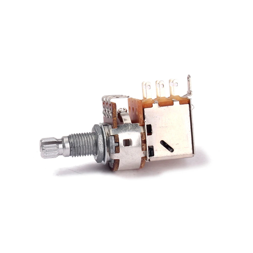 

Long Rod Angle Potentiometer 250K A250K Coarse Knurled Shaft Fits Knobs Audio-potentiometers Guitar Amp Accessories Push Pull
