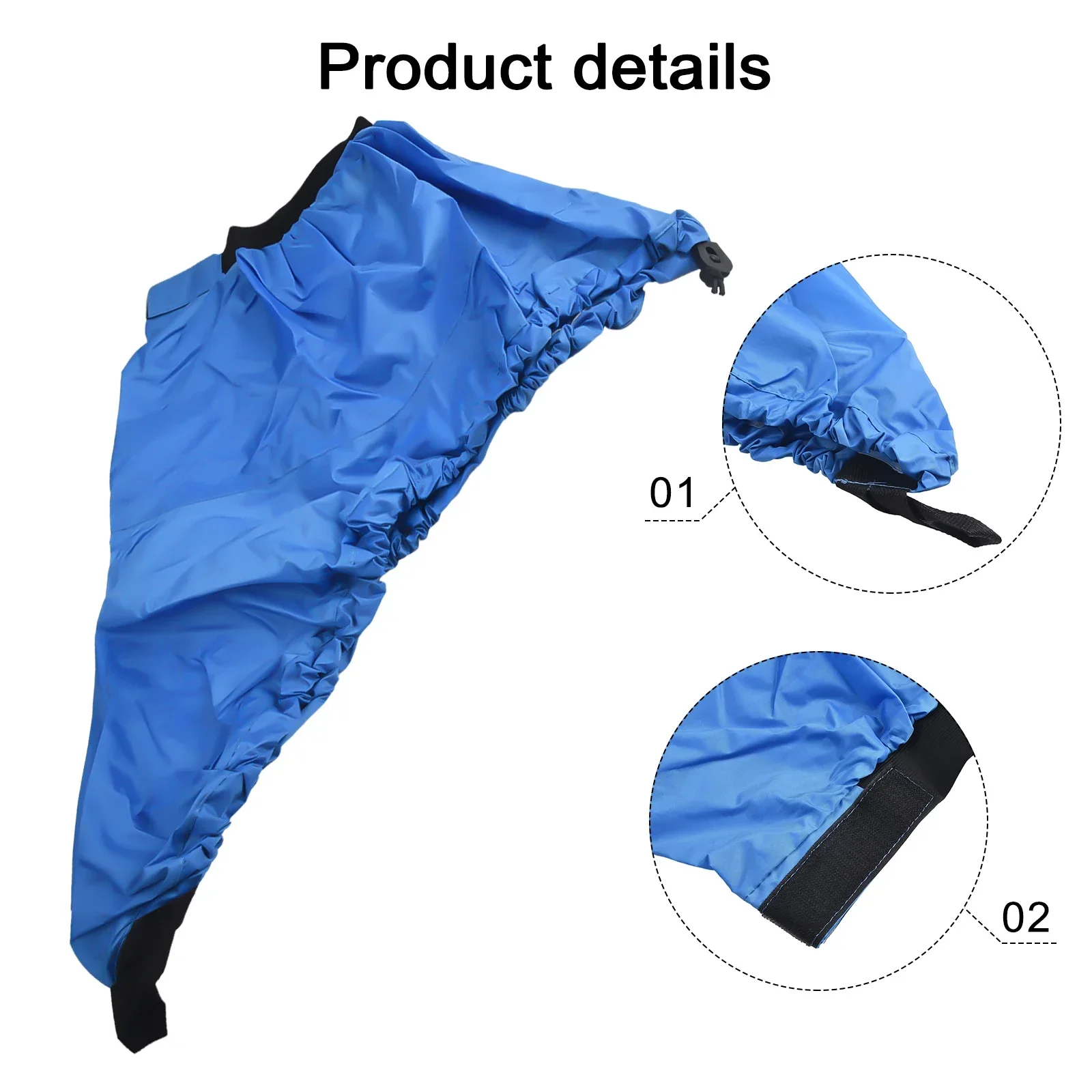 Universal Adjustable Sport Waterproof Nylon Kayak Spray Skirt Durable Water Sport Deck Sprayskirt Deck Cover For Kayaks 4 Colors