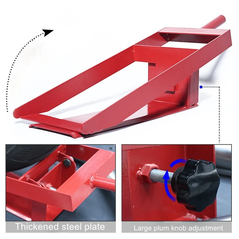 Motorcycle tire changer bracket auxiliary mounting front and rear wheel removal mounting and dismounting repair tools
