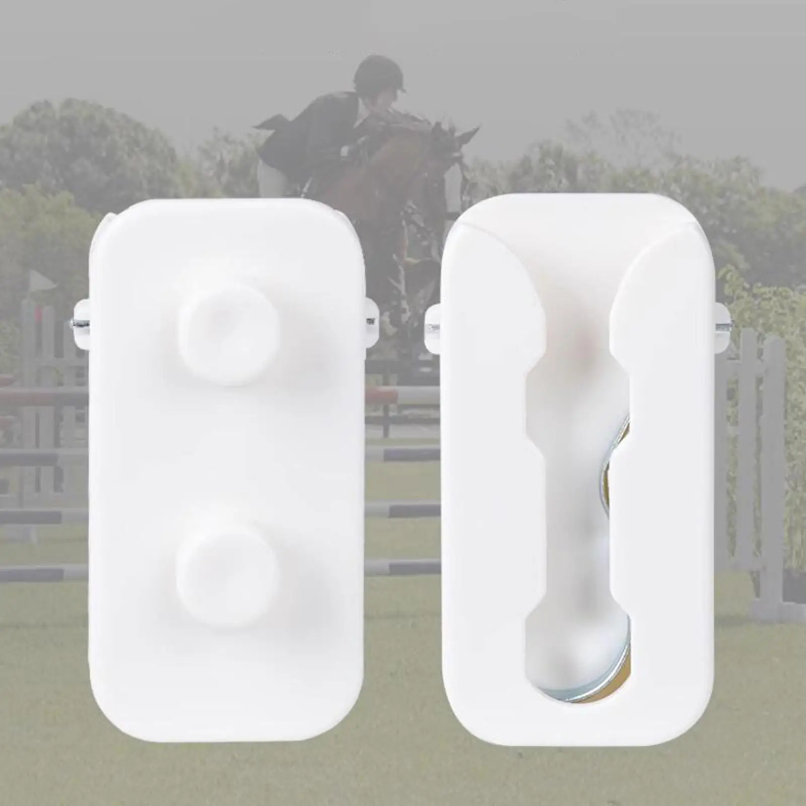 2x Horse Competition Breakaway Jump Cups Adapters latches Security Locks Riders for Obstacles Poles Cups