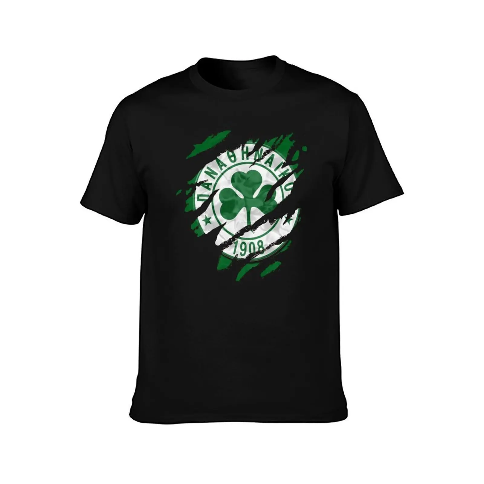 Panathinaikos Athens Greece Football Fans Gate 13 T-Shirt, Summer Casual Cotton Tee, Oversized Streetwear Tops, Unisex Men Women