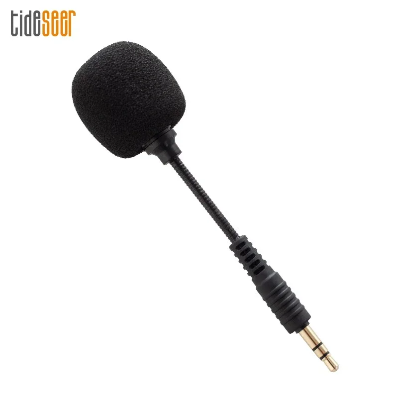 

Portable 3.5mm Aux Mono/ Stereo/ 4 Pole Flexible Bendable Mini Mic Microphone for Mobile Phone Computer Laptop PC Recording