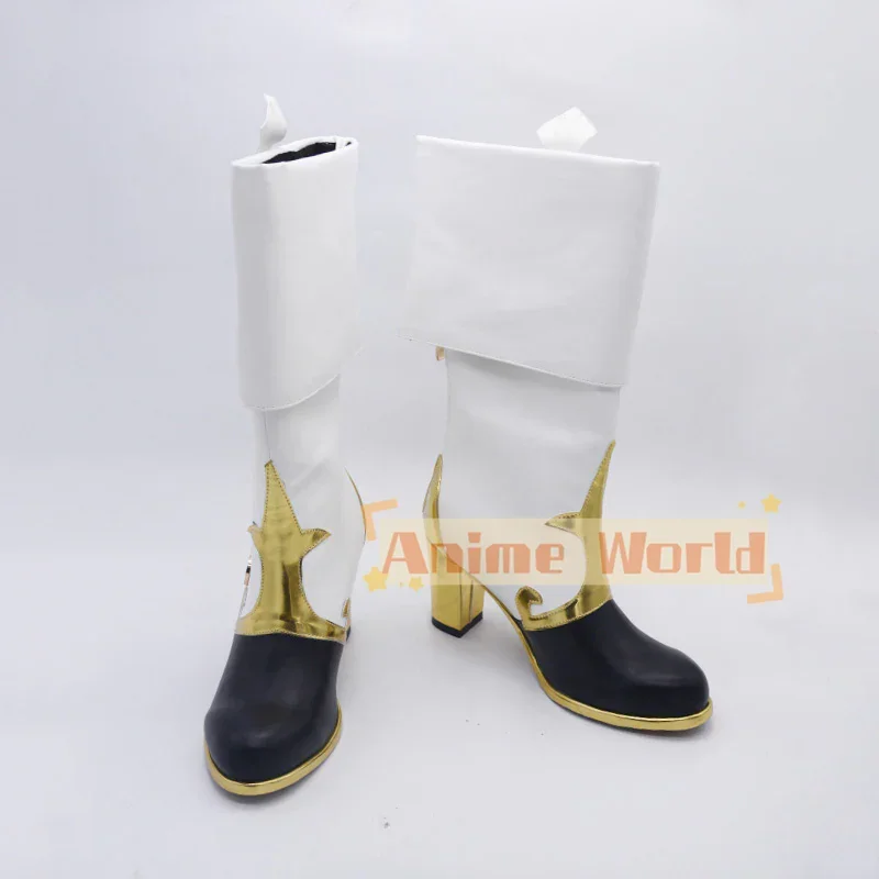 

Genshin Impact Clorinde Cosplay Shoes Halloween Carnival Boots Custom Made