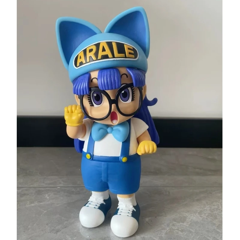 22cm Arale Dr Slump Anime Figure Doll Statuette VINYL Figurine Model Home Decor Room Accessories Desktop Decoration Kids Gifts