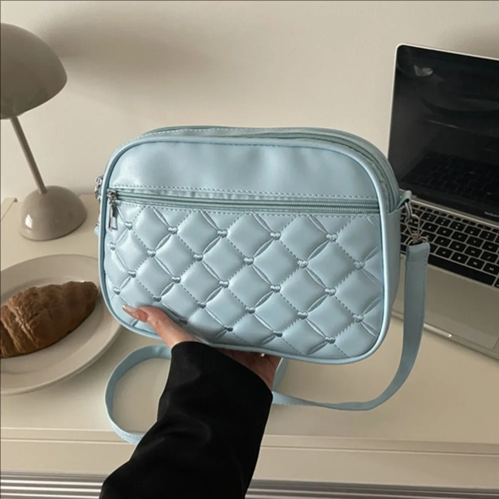 

Новая модная сумка через плечо с узором аргайл, однотонная, в ретро-стиле, маленькая квадратная сумка, простая женская сумка на весну-лето, сумка на плечо.