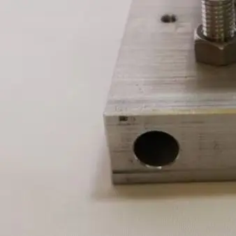 80x100mm Aluminum Heat Press Plate With Temp Sensor Port High Efficiency Heating Element For Hot Stamping Machine Parts Tool