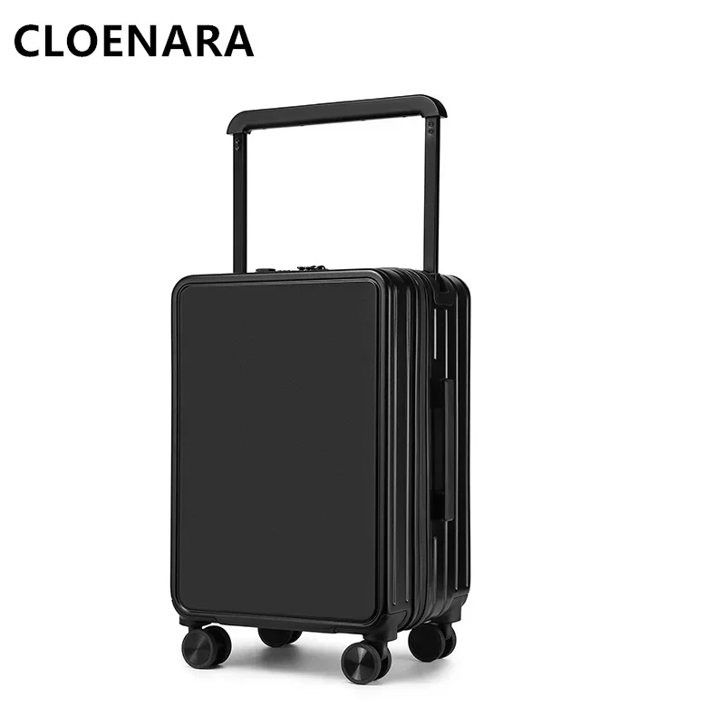 COLENARA 20"24Inch PC Luggage Men's Business Travel Trolley Case Women's Lightweight Boarding Box with Wheels Rolling Suitcase