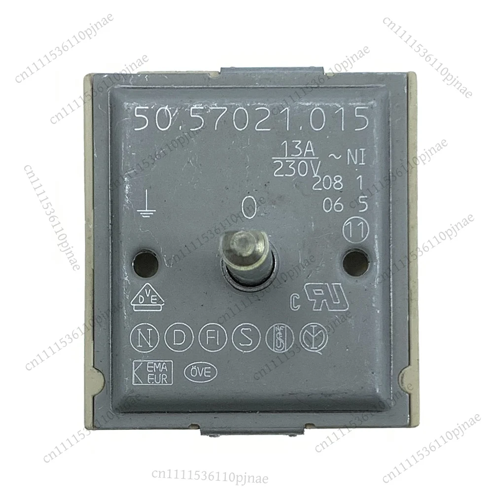 

50.57021.015 EGO Single Energy Regulator Stove/Cooktop Control Switch Electric Range Infinite Switch Compatible 50.57021.010