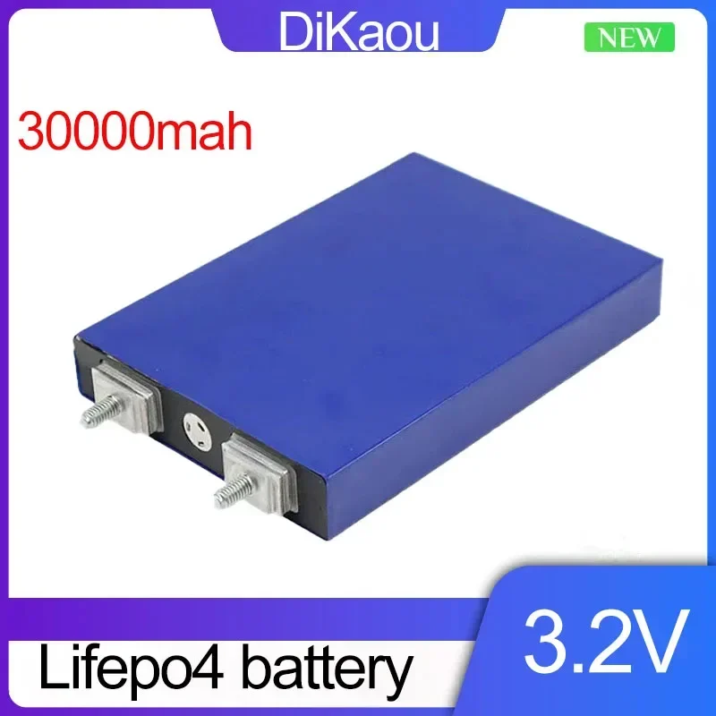 

1pcs 3.2V 30Ah LiFePO4 battery lithium iron phosphate deep cycle suitable for DIY 12V 24V 36V48V motorcycle solar UPS power supp