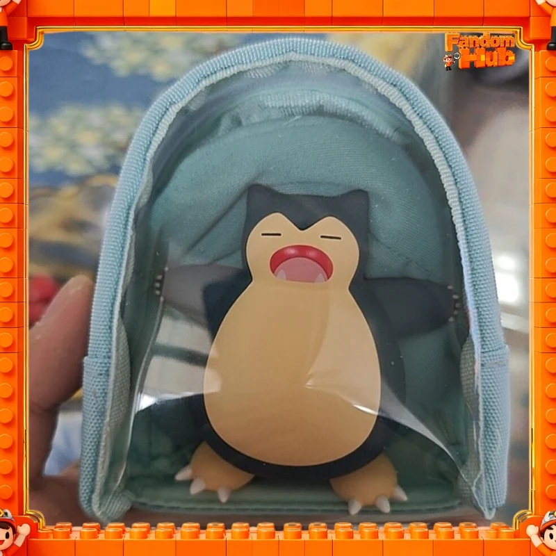 

Genuine Pokemon Sylveon Snorlax Jirachi Collectible Figure Model With Mini Pouch Model Toy Gift For Fans