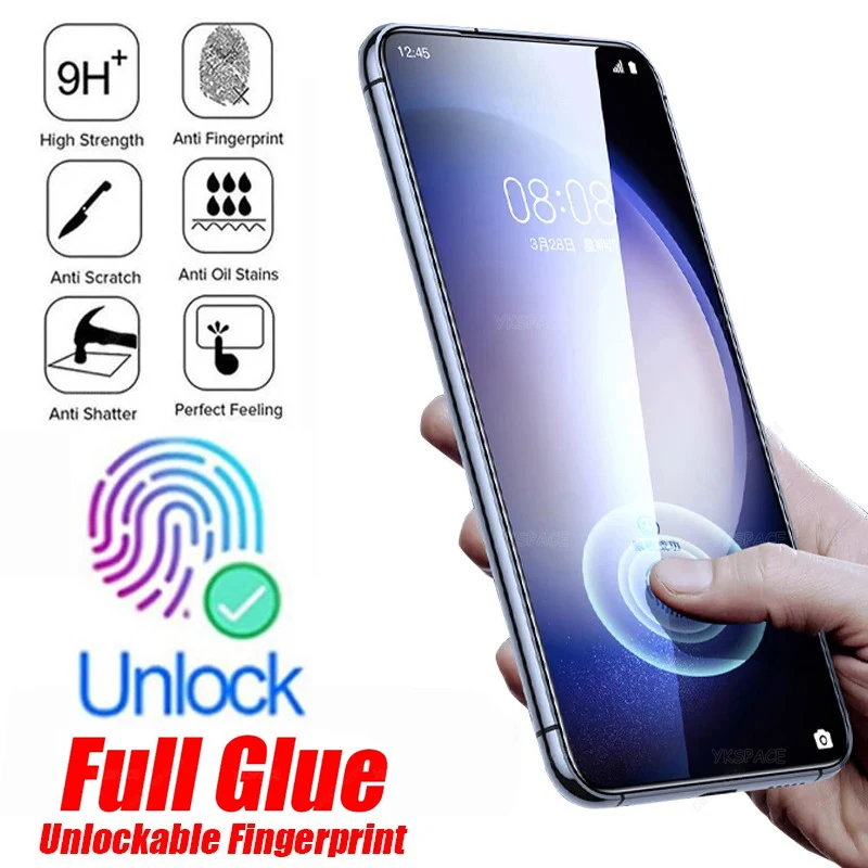 2Pcs Fingerprint Unlocking 0.2mm Tempered Glass For OPPO Find X8s Plus Pro X8 Ultra 5G Screen Protector