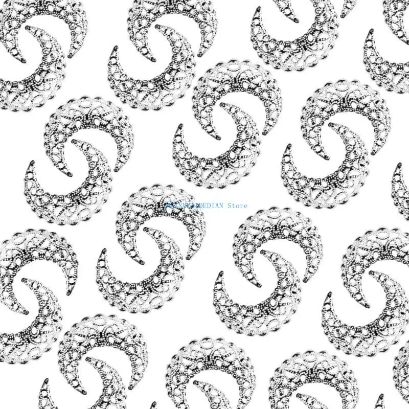 

C1FE Metal Craft Filigree Adornment for DIY Handicrafts and Artistic Decors