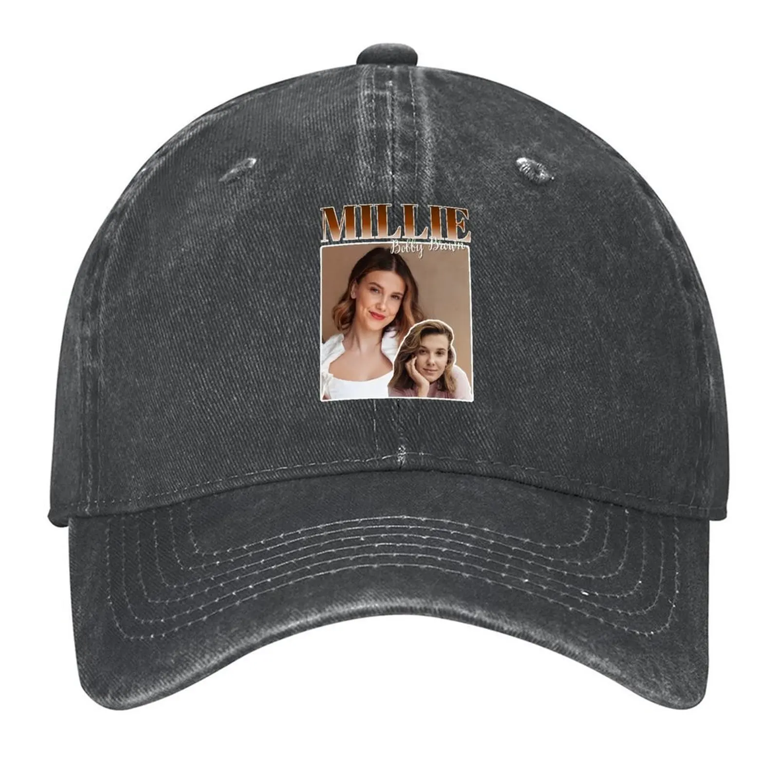 

Millie Bobby Brown Baseball Cap Rugby Snapback Cap Rave Winter hat Women Beach Fashion Men's