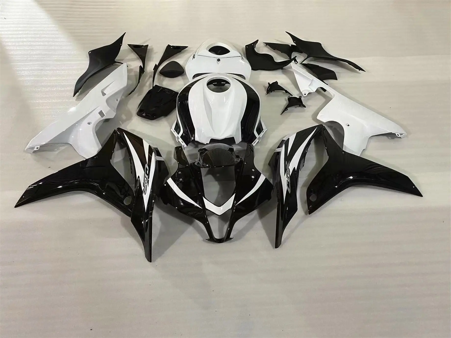 Motorcycle Fairing kit for Honda CBR600RR F5 07 08 CBR600RR CBR600RR f5 2007 2008, ABS housing Protection Fairing Kit white Blac