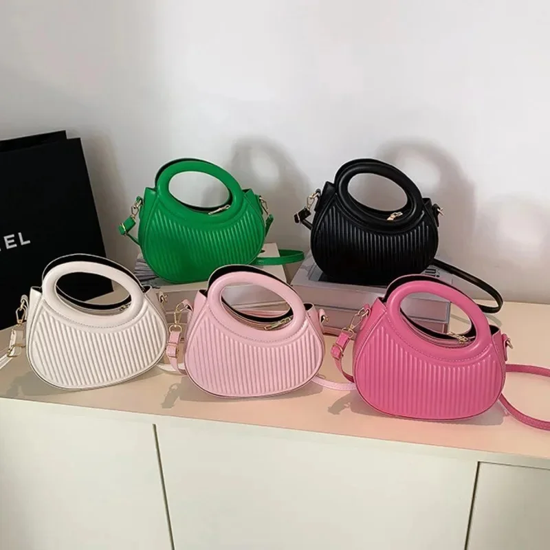 Half Moon Small Shoulder Bag For Women Brand Handbags Designer Luxury Purse Female Tote Elegant Fashion Versatile CrossBody Bags