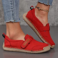 Chaussures en cuir faites à la main pour femmes, mocassins confortables et décontractés à enfiler, chaussures de marche, vente directe d'été 6
